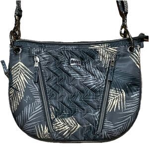 Lug Swivel Convertible Crossbody Medium Bag In Tropical Fog Expandable Quilted